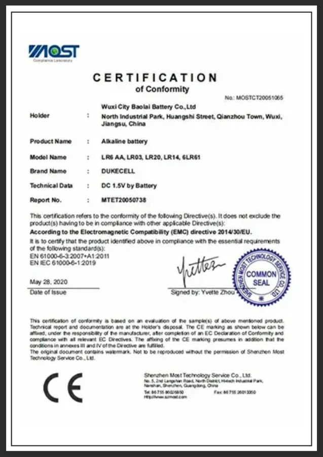 Cert 5