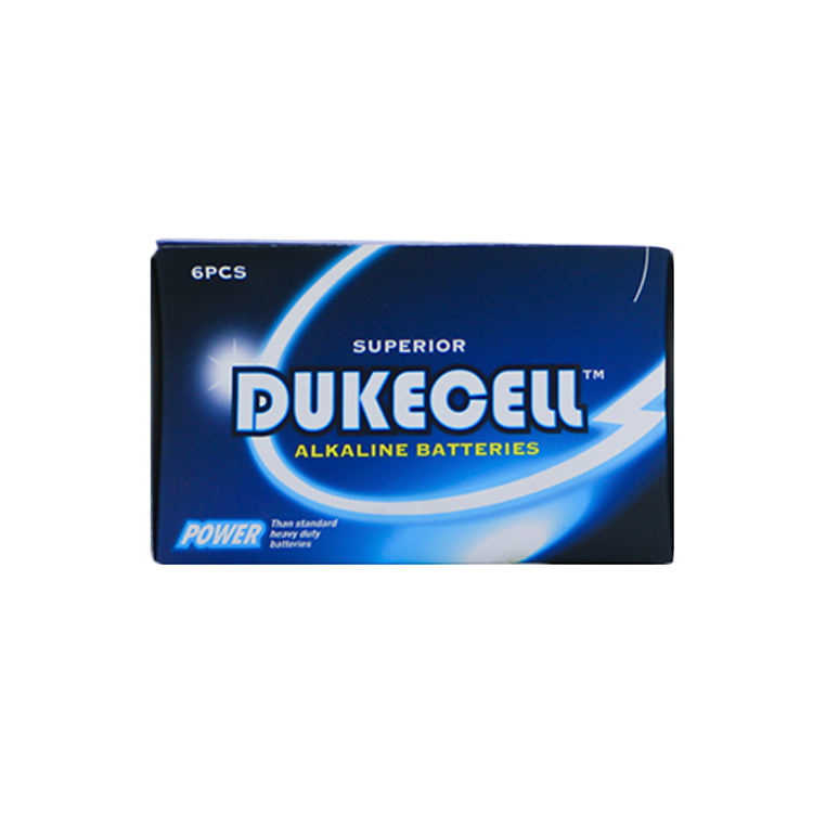 DUKECELL Factory Price High Quality Disposable LR20 Dry Batteries 1.5V D Size Alkaline Battery Am1 for Wholesale Retail Package